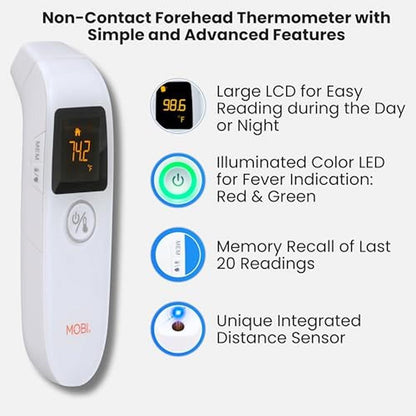 Thermometer Forehead: MOBI Air Non-Contact Forehead – Close-up Detail