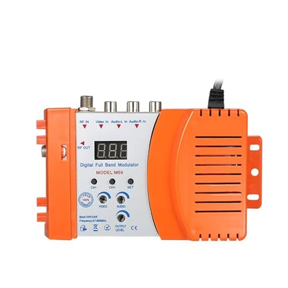 Modulator Converter: Weytoll Compact RF Modulator Audio – Front View