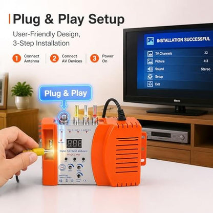 Modulator Converter: Weytoll Compact RF Modulator Audio – Packaging