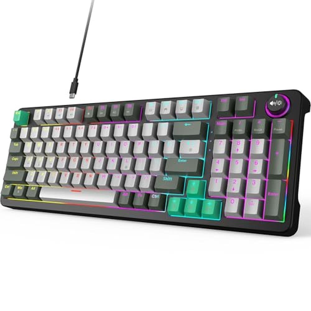 Keyboard Mofii: MOFII AK96 Mechanical Gaming Keyboard Full – Front View