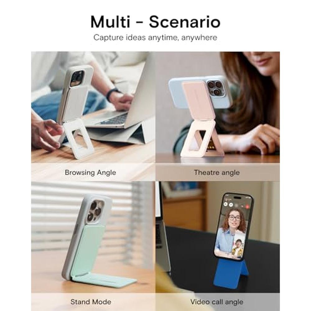 Phone Stand: MOFT Magnetic Phone Tripod Stand – In Use