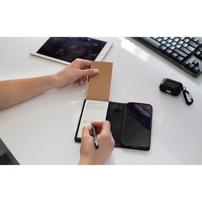 Phone Case: MOJO Notepad iPhone 13 14 15 17 Folding Wallet – Packaging