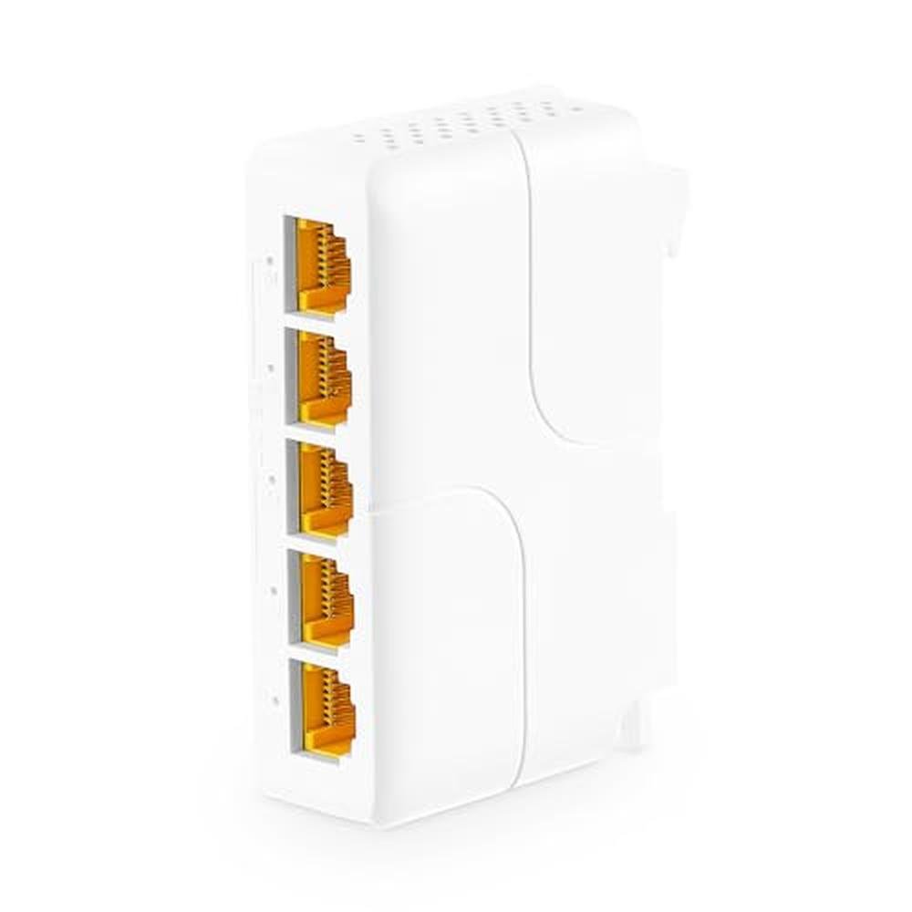 POE MokerLink: MokerLink 5 Port Gigabit PoE Extender – Front View