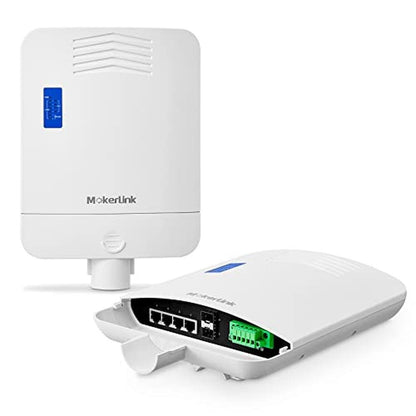 Gigabit PoE Switch: MokerLink Outdoor 6 Port 4 Gigabit PoE – Front View