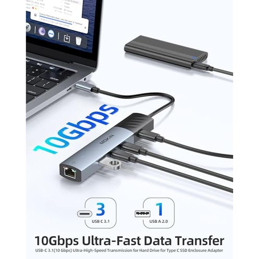 10gbps MacBook Pro Hub: Mokin 7-in-1 USB-C Adapter – Packaging