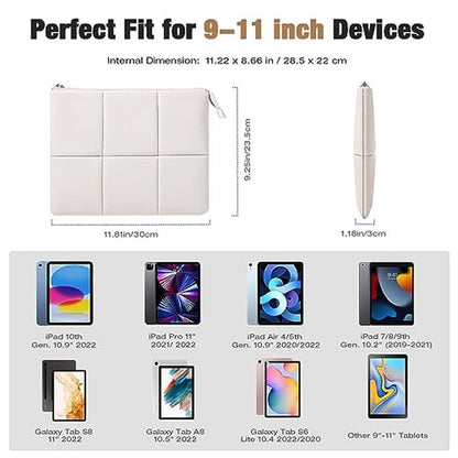 iPad Air 5th Generation Case: MoKo 9-11 Inch Puffy Tablet – Side View