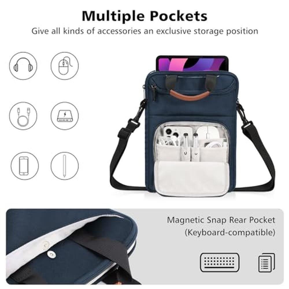 Moko Tablet Sleeve Bag: 9-11 Inch Protective Case for iPad – In Use