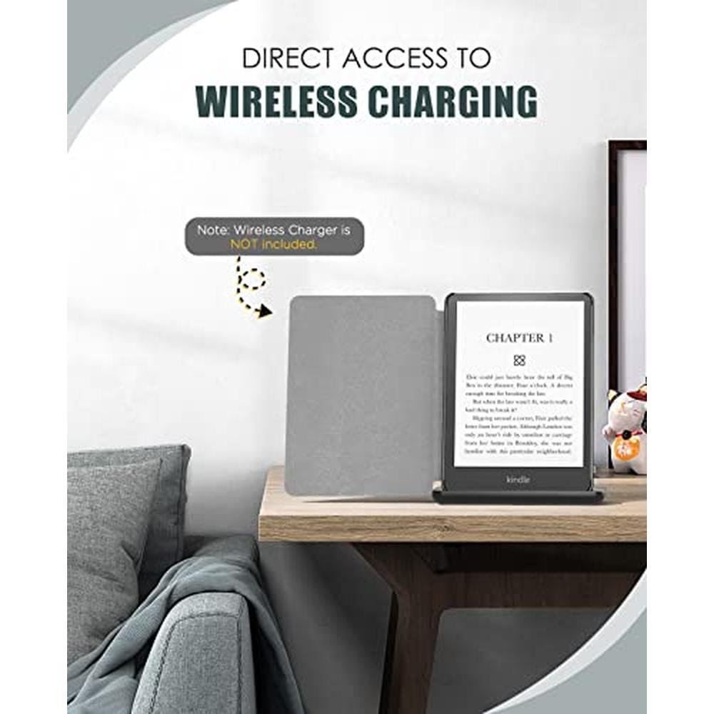 Kindle Paperwhite Case: MoKo Lightweight Shell Cover for – In Use