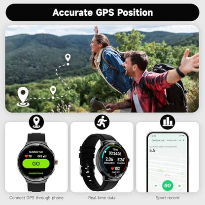 Molourk Smart Watch: MOLOURK 1.43 AMOLED – Side View