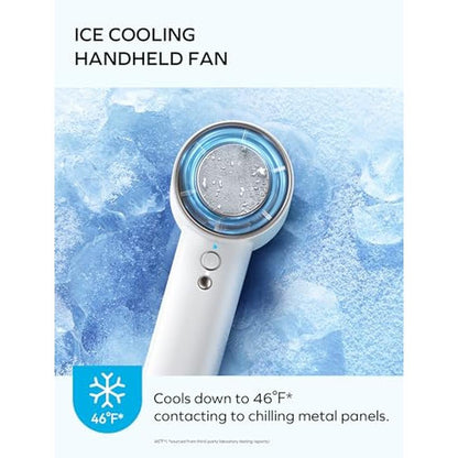 Fan Momax: Momax Portable Handheld Fan Speed 1-100 – Close-up Detail