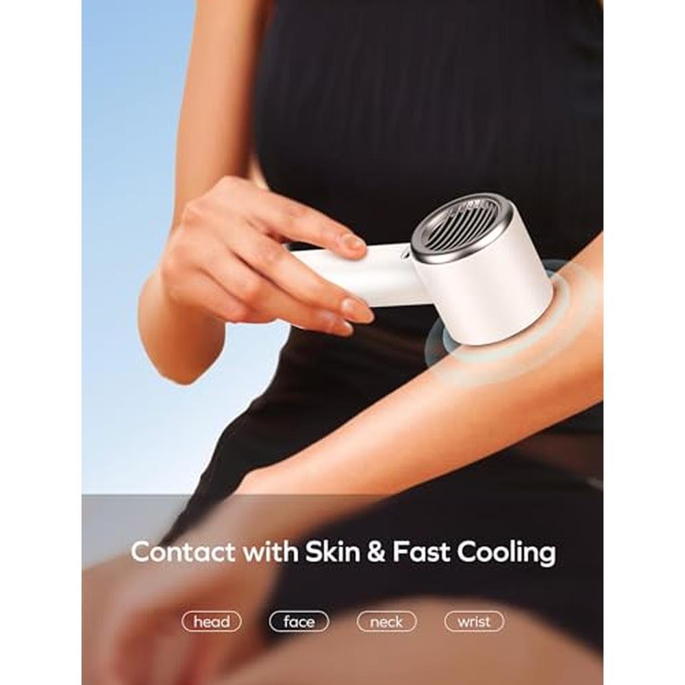 Fan Momax: Momax Portable Handheld Fan Speed 1-100 – In Use