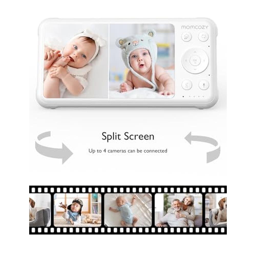 Baby Monitor: Momcozy Baby Monitor with 2 Cameras 5 1080p – Close-up Detail
