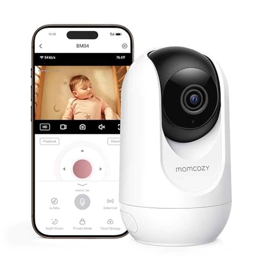 Baby Monitor: Momcozy Smart WiFi Baby Monitor BM04 Camera – Front View