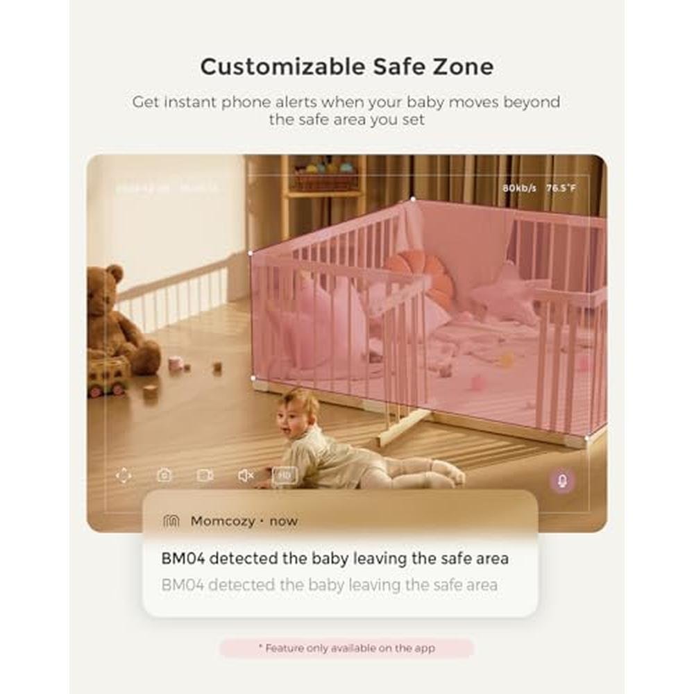Baby Monitor: Momcozy Smart WiFi Baby Monitor BM04 Camera – Packaging