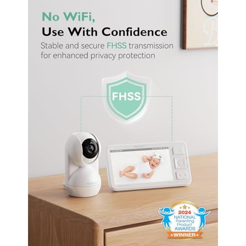 Baby Monitor: Momcozy BM03 5.5 1080P Full HD Camera – Side View