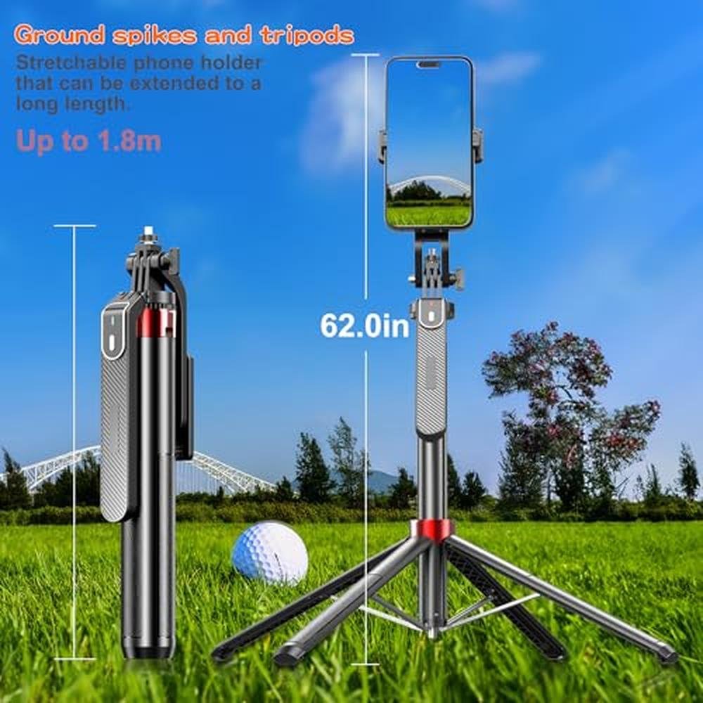 Phone Tripod: Extendable Cell Phone Tripod Stand with – Close-up Detail