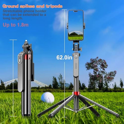 Phone Tripod: Extendable Cell Phone Tripod Stand with – Close-up Detail