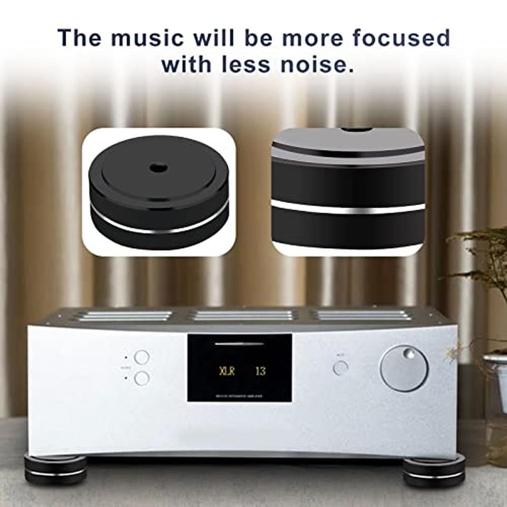 Feet Isolation: Monosaudio Aluminum Isolation Feet 4 Pcs – Close-up Detail
