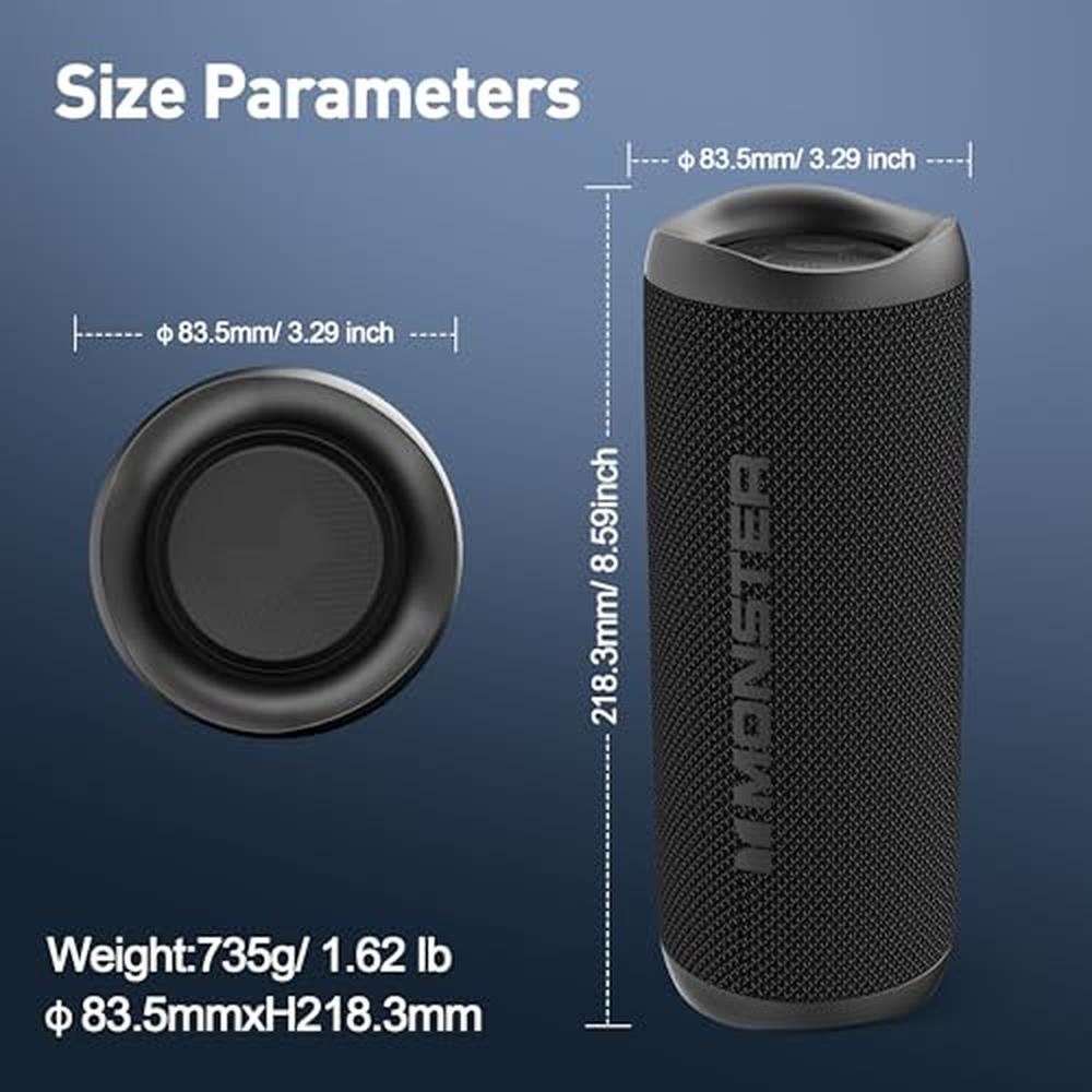 Bluetooth Monster Speaker: Monster Wireless Portable – Packaging