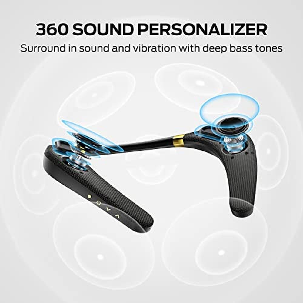 Monster Boomerang: Premium Neckband Bluetooth Speaker – Side View