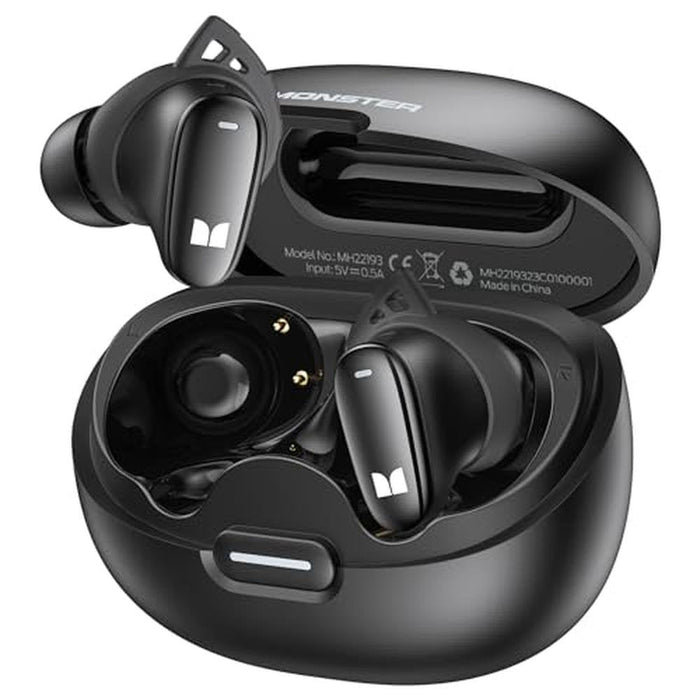 Bluetooth Earbuds: Monster N-Lite 206 Wireless Earbuds with – Front View