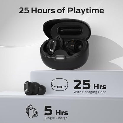 Bluetooth Earbuds: Monster N-Lite 206 Wireless Earbuds with – Close-up Detail