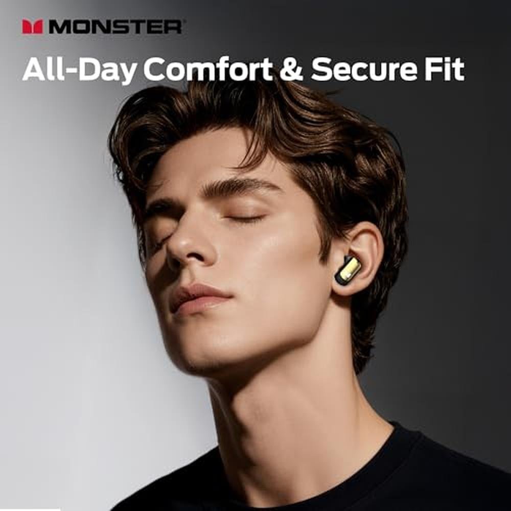 Monster N-Lite 217 Wireless Earbuds – Side View
