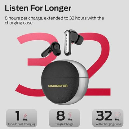 Earbuds Bluetooth: Monster N-Lite 310 True Wireless Earbuds – Packaging