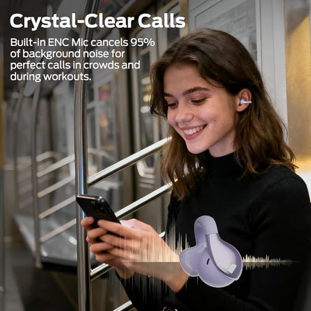 Earbuds Monster: Monster Open Ear AC225 Headphones – In Use