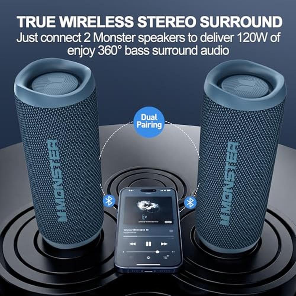 Monster S620 Bluetooth Speaker – Close-up Detail