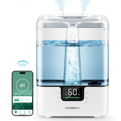 Meronte Humidifiers: Smart Humidifier for Bedroom Large – Front View