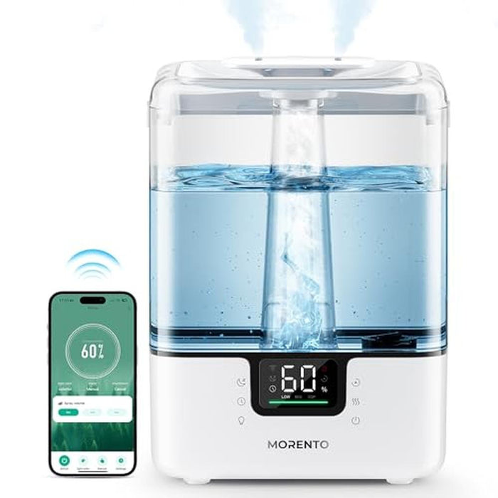 Meronte Humidifiers: Smart Humidifier for Bedroom Large – Front View