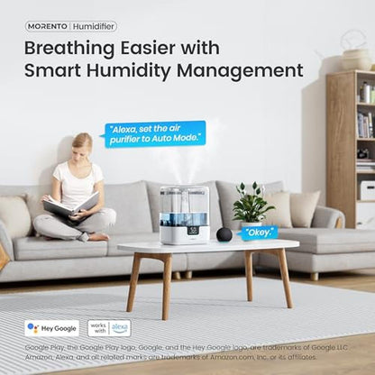 Meronte Humidifiers: Smart Humidifier for Bedroom Large – Close-up Detail