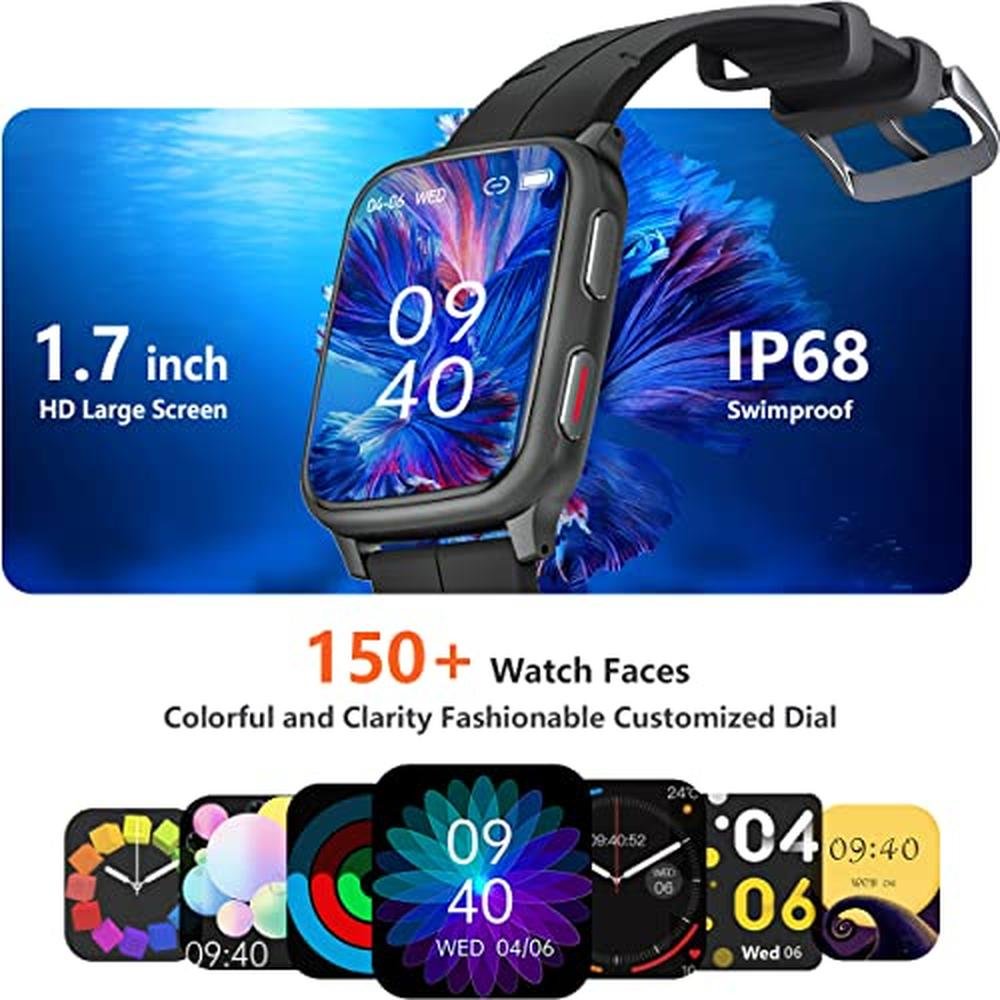 Tracker Watch: MorePro Smart Watch Fitness Tracker with – Front View