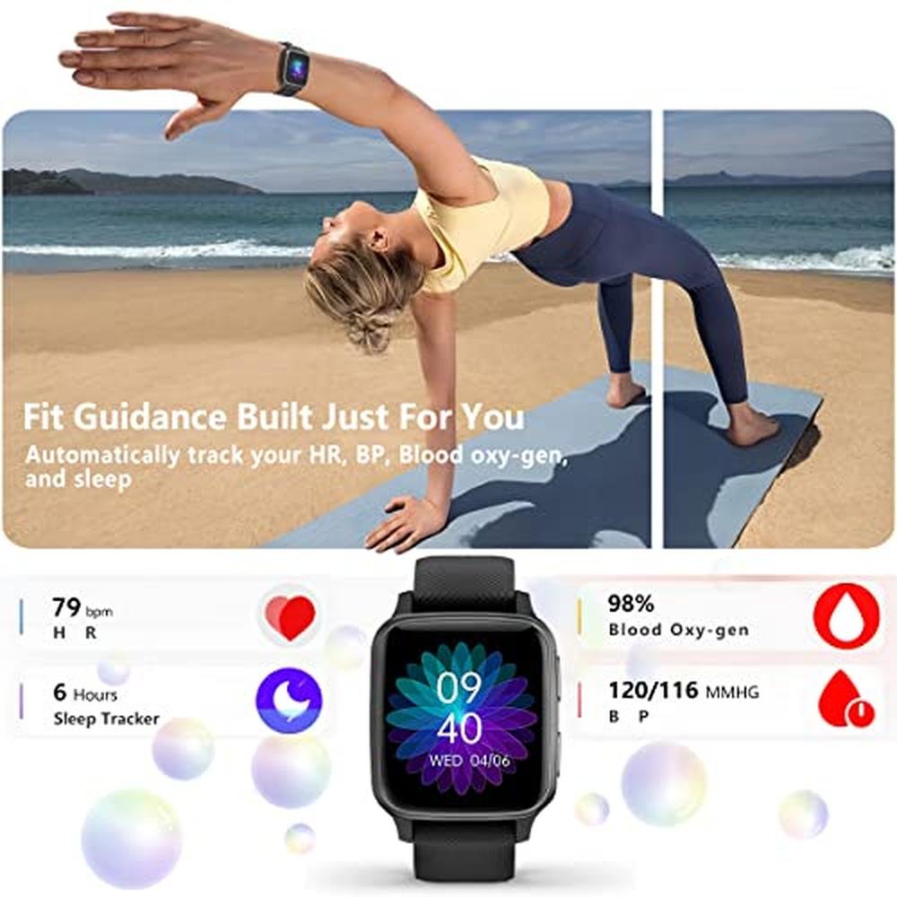 Tracker Watch: MorePro Smart Watch Fitness Tracker with – Side View