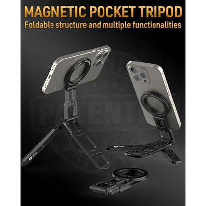 Tripod Magnetic: MOSENVKA Dual Magnetic Phone Tripod – In Use