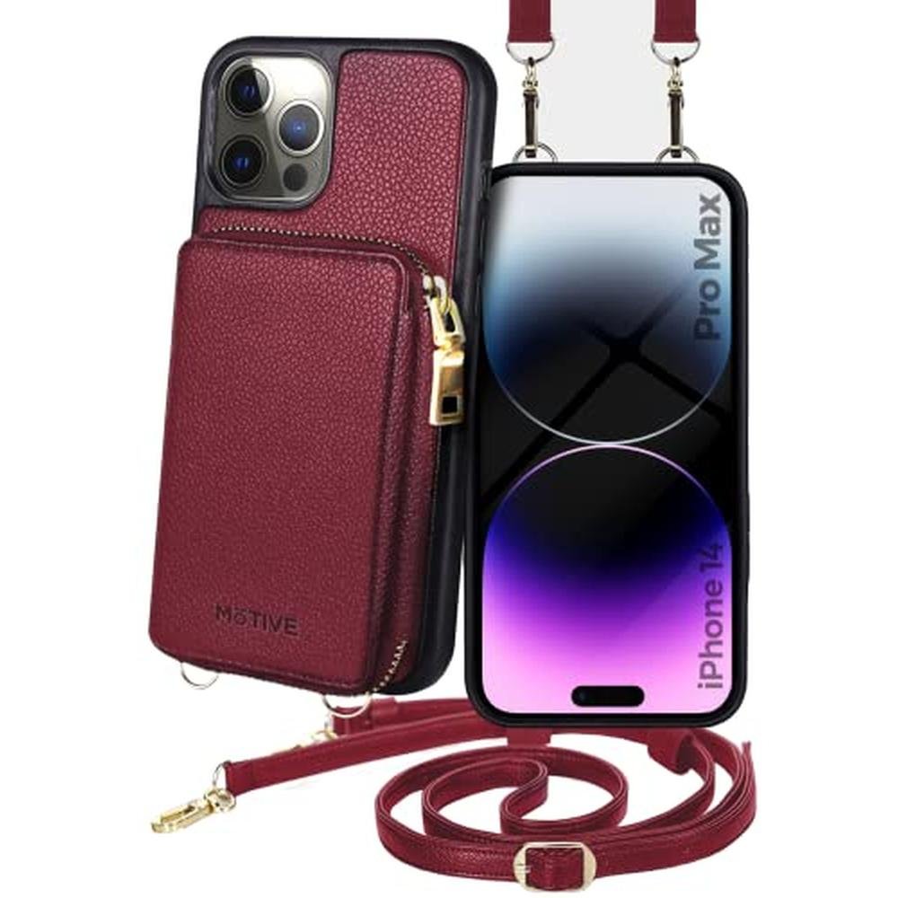Case iPhone: Motive iPhone 14 Pro Max Wallet Case – Front View