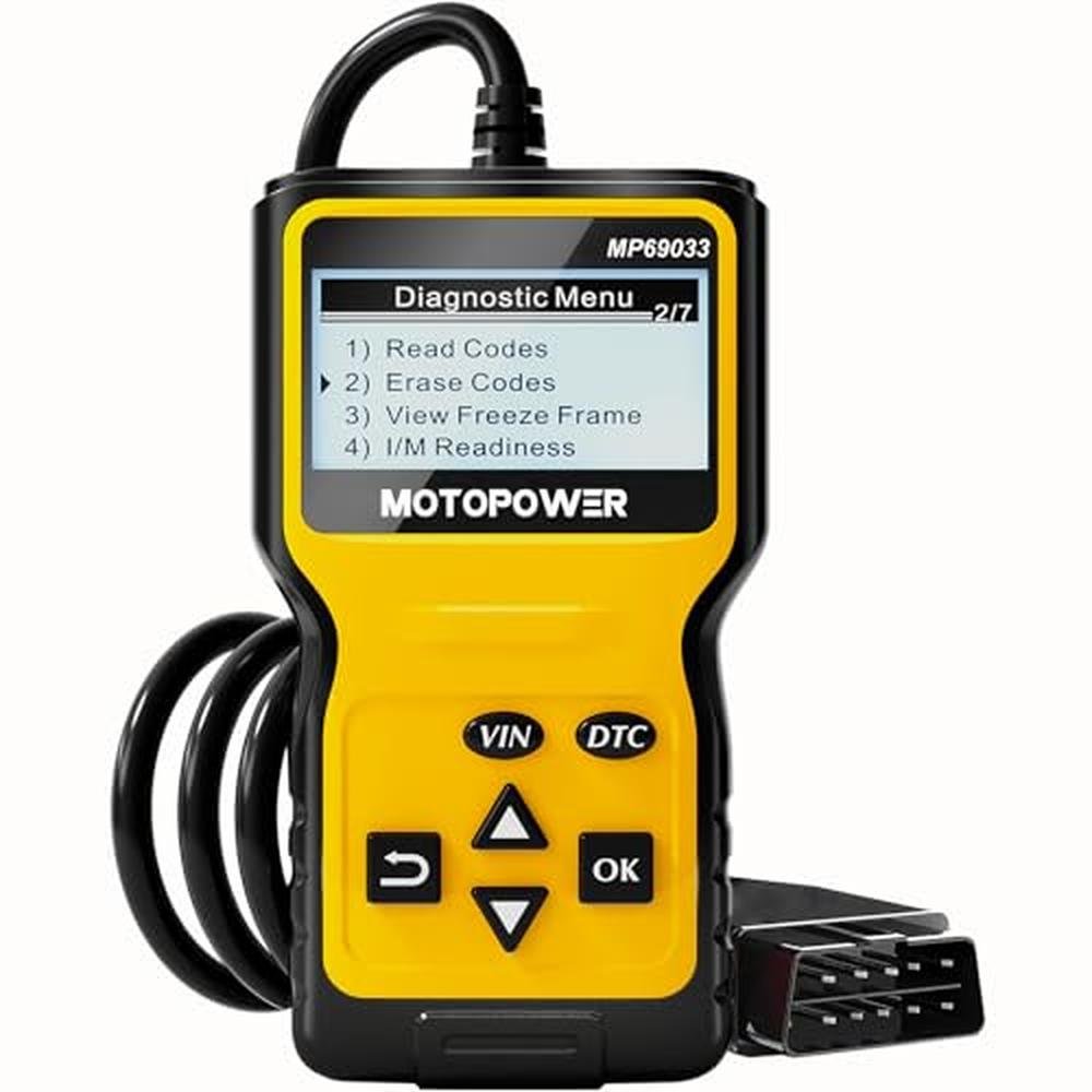 Scanner Motopower: Motopower MP69033 OBD2 Scanner Code – Front View