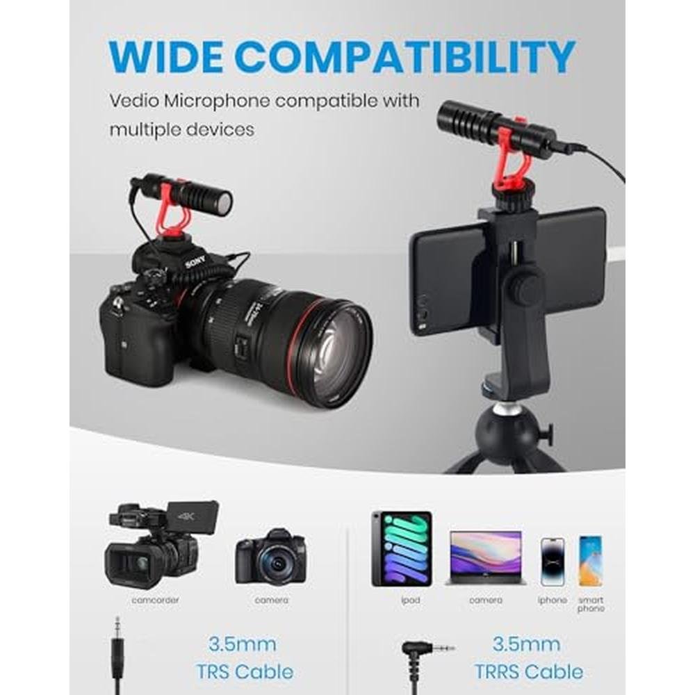 Camera Mic: Moukey MCM-1 Professional Video Mic with Shock – Packaging