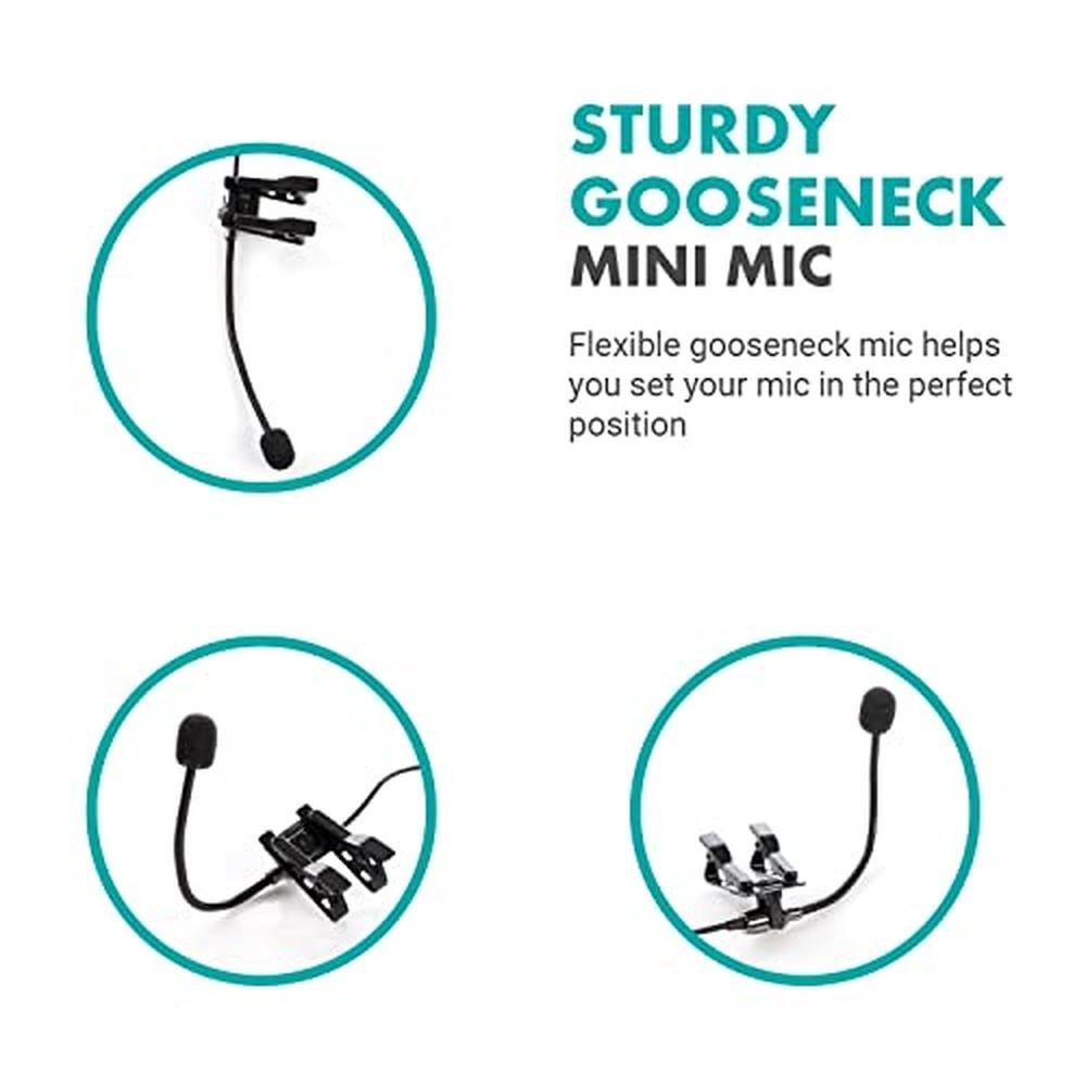 Microphone Movo: Movo ACM400 Flexible Gooseneck – Close-up Detail