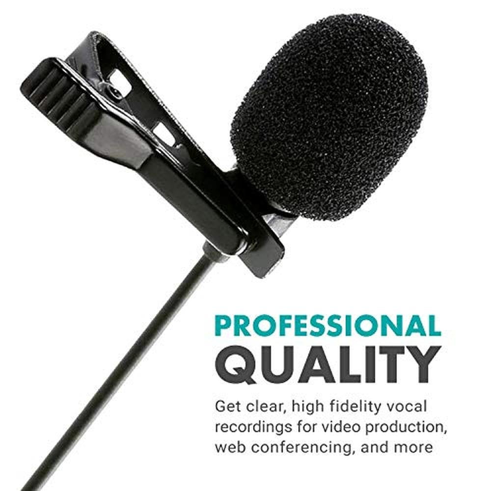 Movo Lavalier: Movo M1 USB Lavalier Lapel Clip-On – In Use