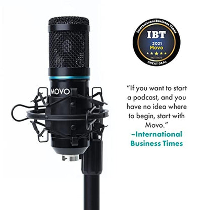 Movo PC-M6 Universal Cardioid Condenser Microphone with XLR – Close-up Detail