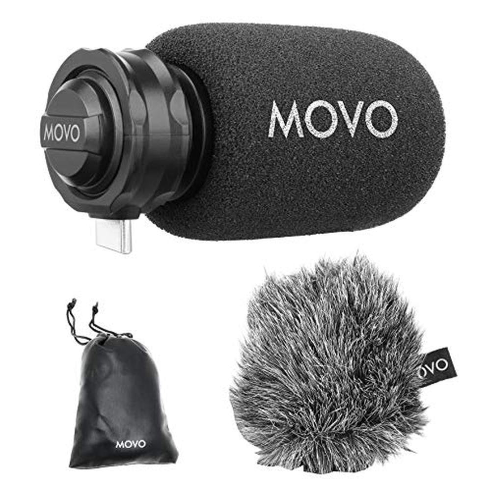 Movo TPM100: Movo USB-C Microphone Directional Stereo – Front View
