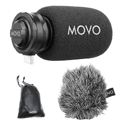 Movo TPM100: Movo USB-C Microphone Directional Stereo – Front View