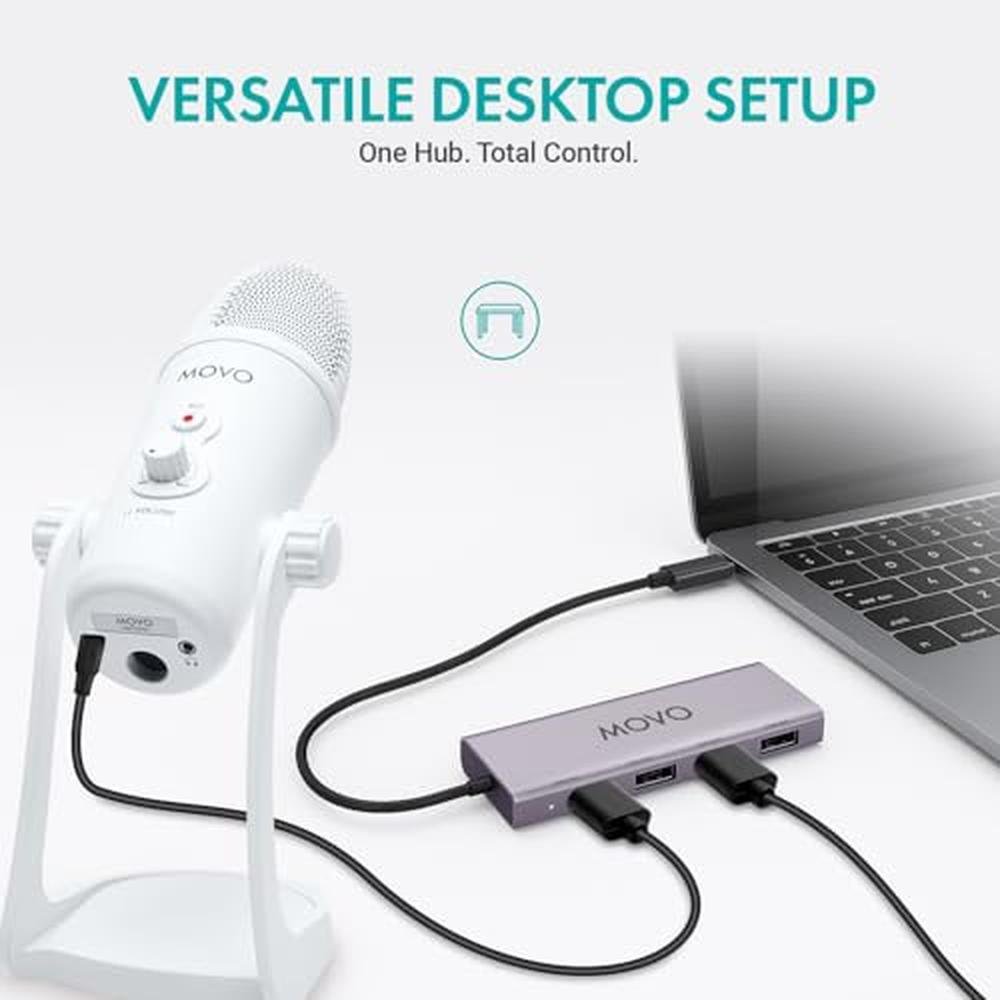 Movo USB Podcast Equipment Bundle for 2 USB Interface with – Packaging