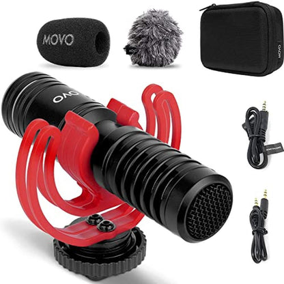 Microphone DSLR: Movo VXR10 Pro External Video Microphone – Front View