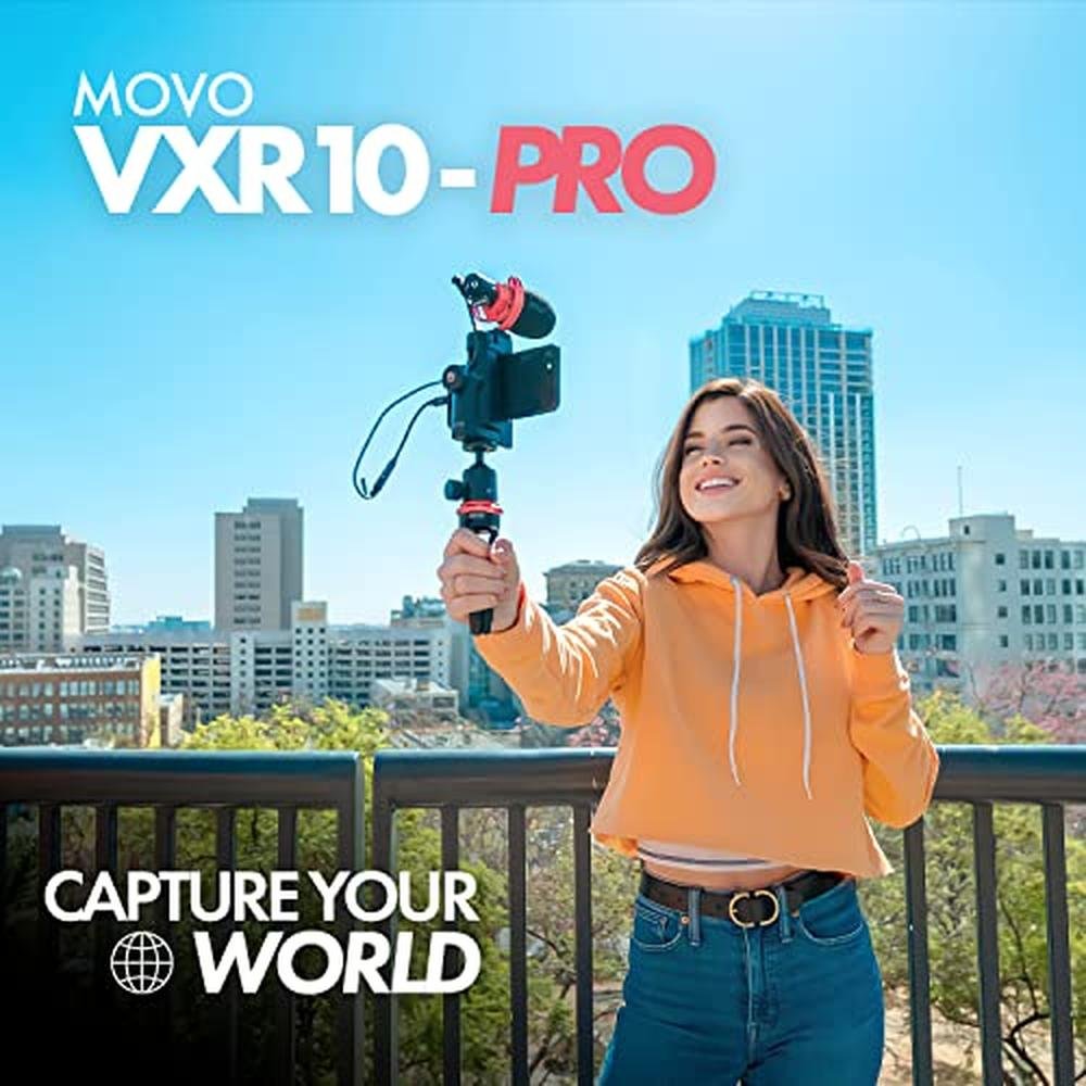 Microphone DSLR: Movo VXR10 Pro External Video Microphone – Side View