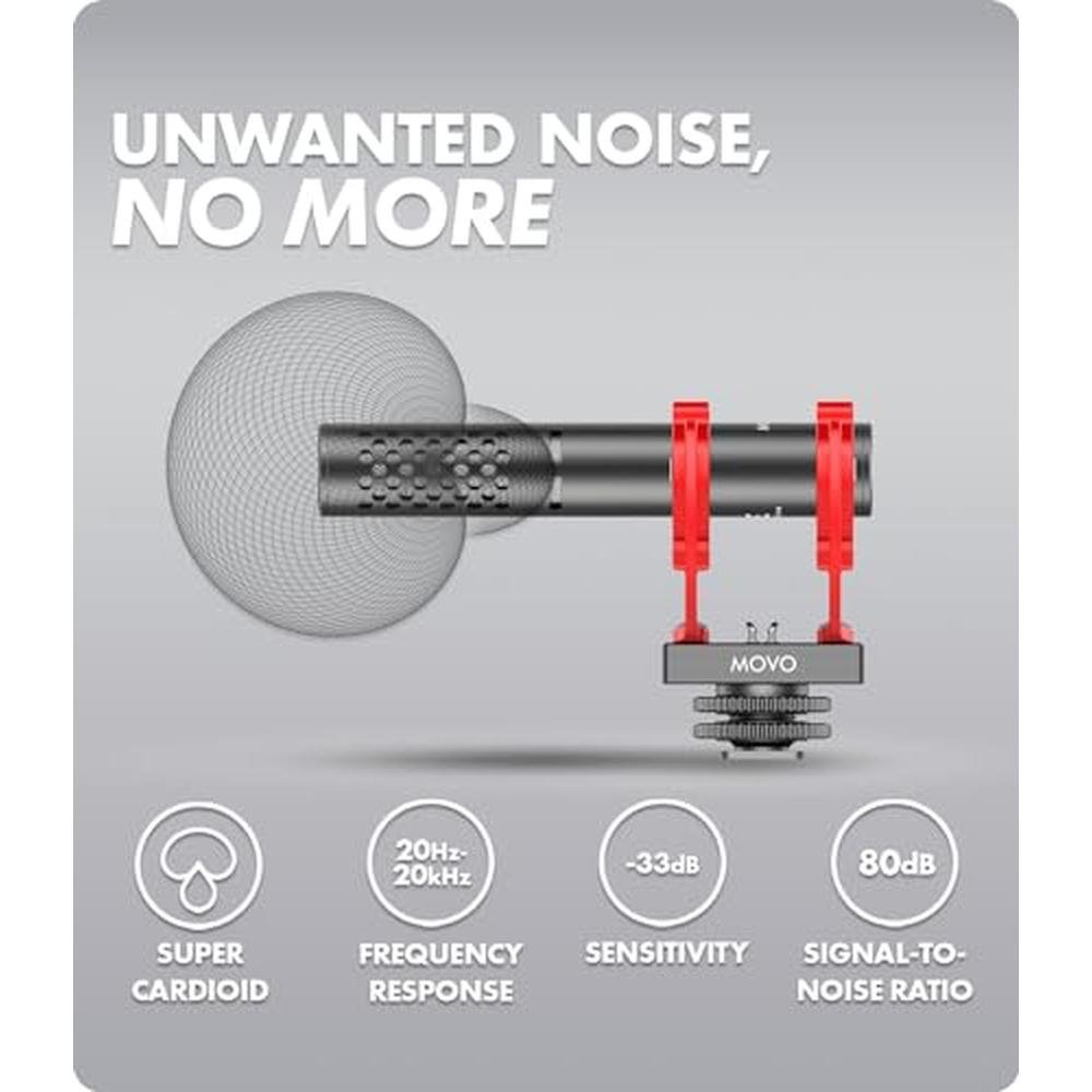 Camera Movo: Movo X1-Mini Video Shotgun Mic SuperCardioid – In Use