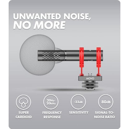 Camera Movo: Movo X1-Mini Video Shotgun Mic SuperCardioid – In Use