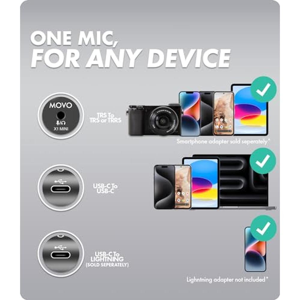 Camera Movo: Movo X1-Mini Video Shotgun Mic SuperCardioid – Packaging